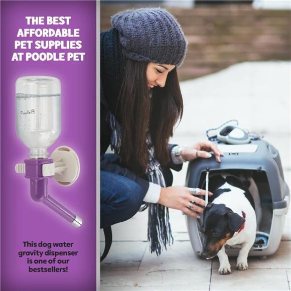 Pet Water Feeder Bottle Container Dispenser for Cage or Kennel–HydrationFountain - Picture 7 of 7